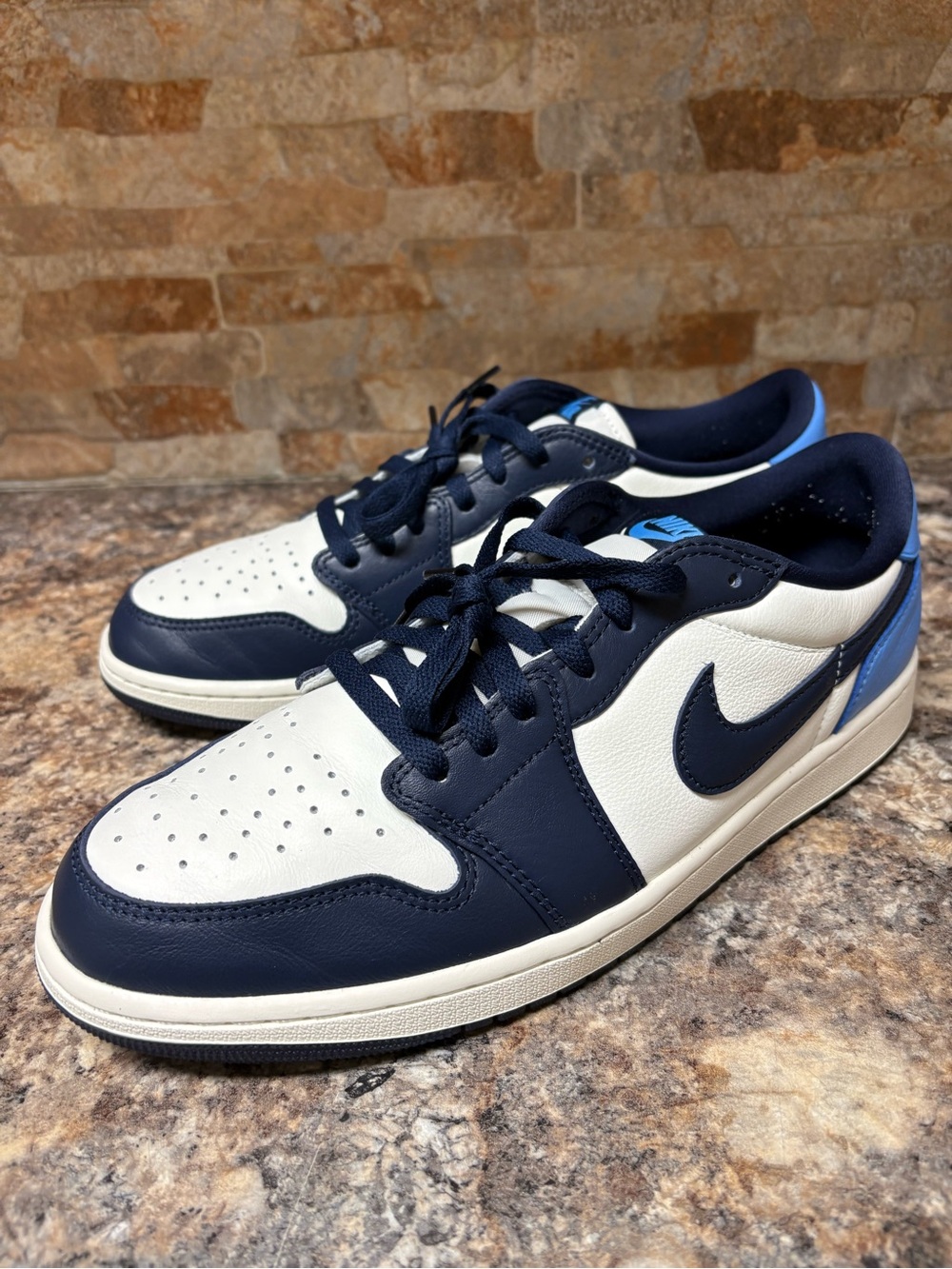 Nike Air Jordan 1 Retro Low OG Obsidian University Blue Sail CZ0790 400 Size 12